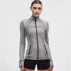 Lululemon Define Cropped Jacket Herringbone-NWOT size 6
